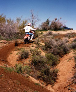 Jean-Michel Bayle lors d'une session de free ride